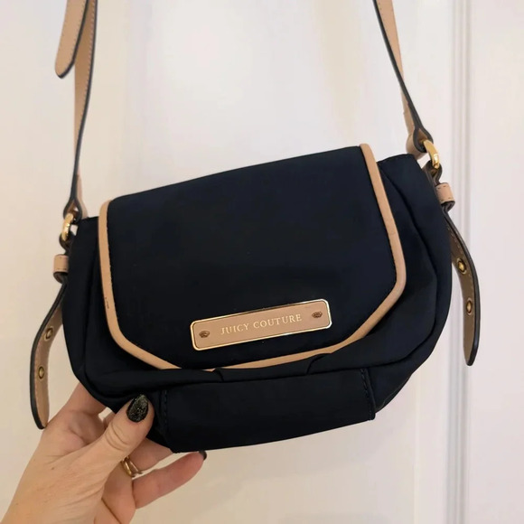 Navy And Beige Crossbody Juicy Couture Bag - Picture 4 of 9